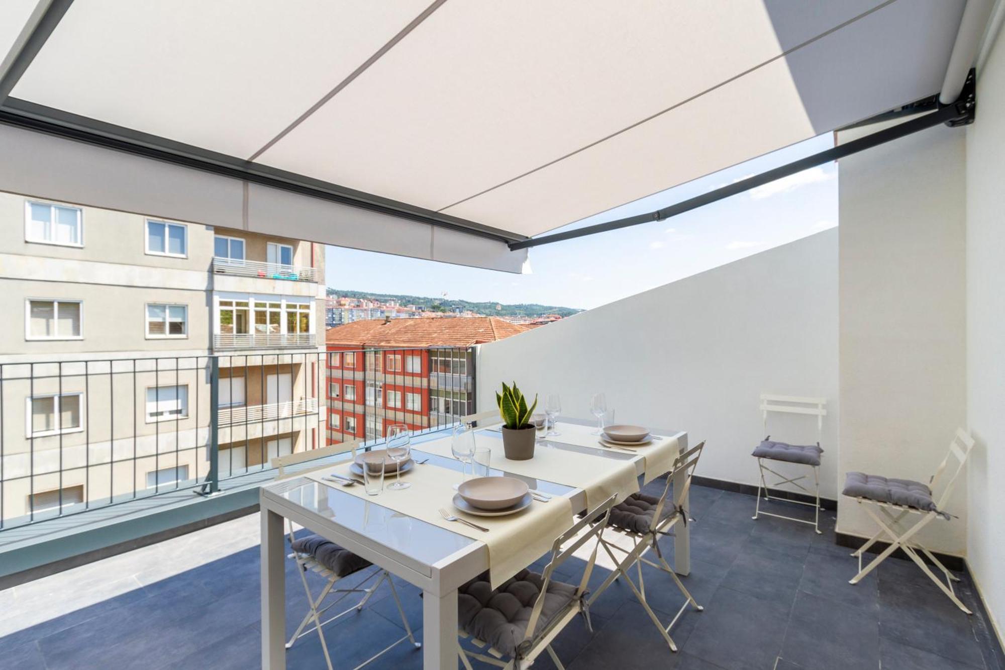Urbanfive Apartamentos Ourense Centro Luaran gambar